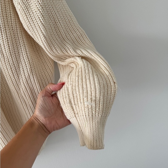 Jenni Kayne Cream Cardigan Sweater - Picture 7 of 9